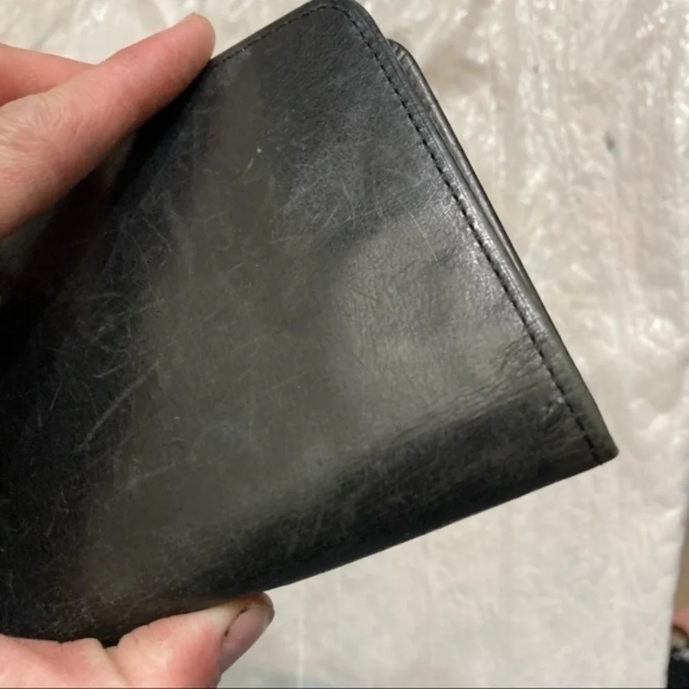 Coach vintage black leather slim wallet - Picture 8 of 11